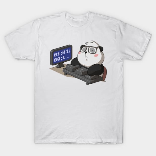 Coder Panda T-Shirt by Art of Li